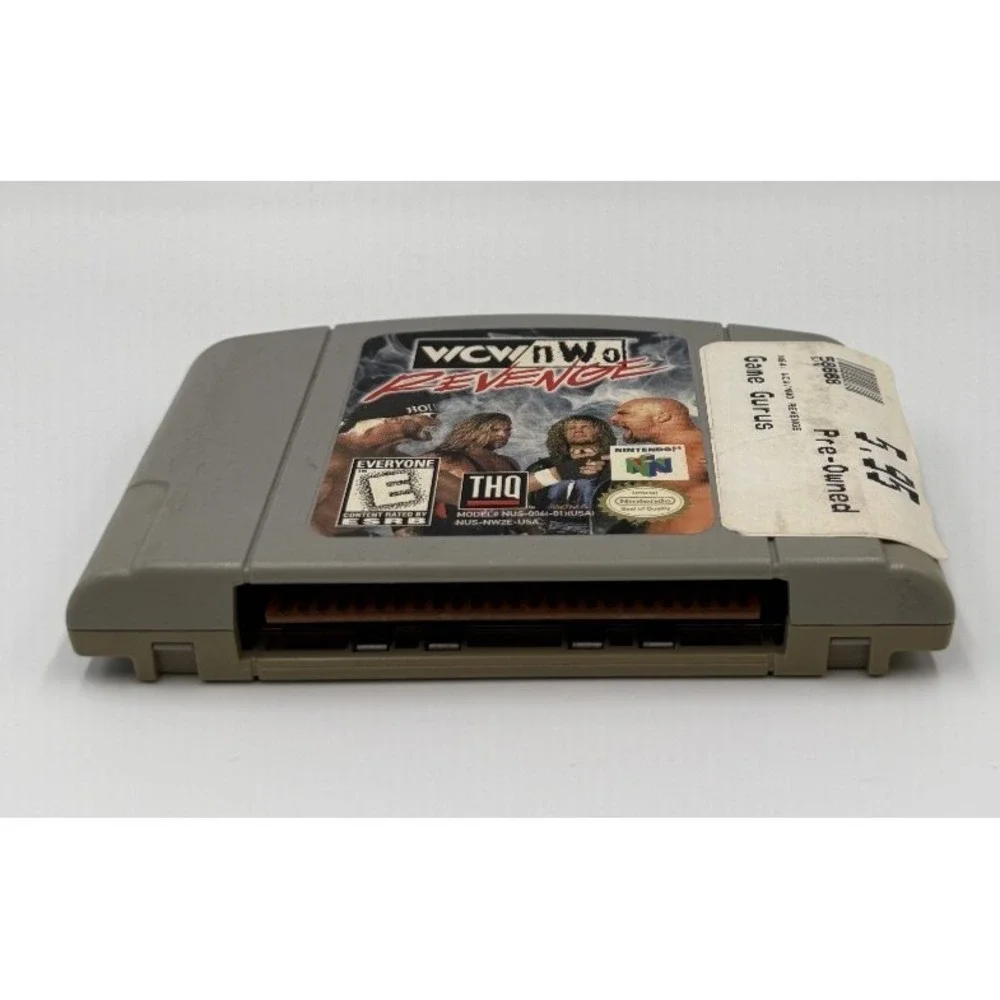 WCW nWo Revenge Nintendo 64 N64 Game Cartridge NUS-NW2E-USA THQ Wrestling
